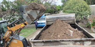 Mejoras en la calle Los Tres Zorritos de San Luis