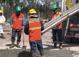 Las calles de San Carlos se renuevan con nuevo hormigón