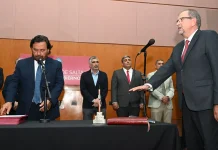 Saenz tomó juramento a los nuevos ministros