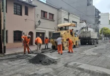 Plan de repavimentación de 80 cuadras está próximo a finalizar