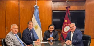 Sáenz, Jaldo y Jalil plantearon a Nación la reforma laboral, situación fiscal y estado de las rutas nacionales