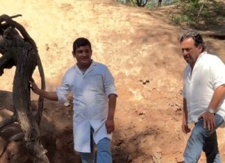 Sáenz supervisó la crecida del río Bermejo