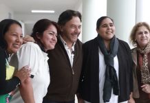 Sáenz en la obra de la Ciudad Judicial de Orán