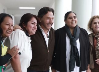 Sáenz en la obra de la Ciudad Judicial de Orán