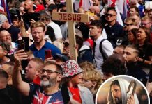 Cristianos salieron a las calles de Londres a proclamar su Fe