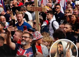Cristianos salieron a las calles de Londres a proclamar su Fe