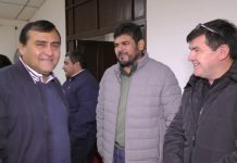 Saenz y Camacho con intendentes reclama federalismo