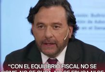 Saenz despega del mileismo