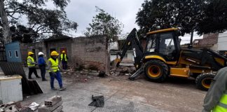 Espacios Públicos de la Municipalidad levantó una estructura y se recuperó un espacio