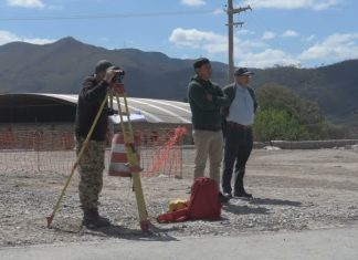 Prueba de carga del puente Vaqueros antes de su habilitación